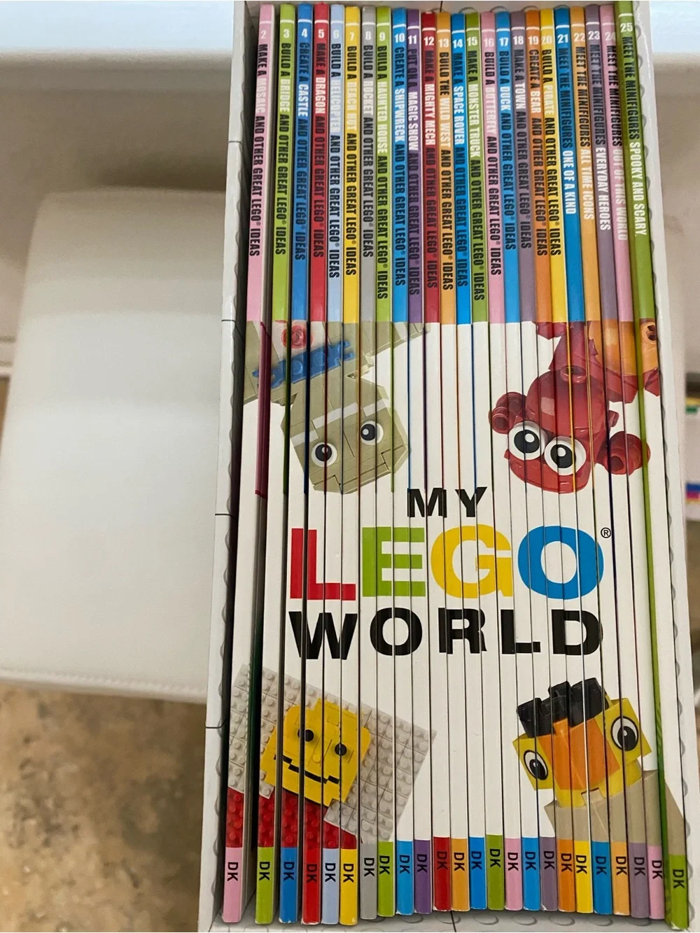 My LEGO World Collection Box Set 24 of 25 Books (Vol 1 Missing) Build Ideas